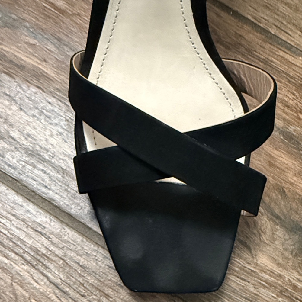 SCHUTZ Black Strappy Stiletto Heels - Picture 5 of 5